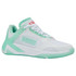 K-Swiss Women's K-Frame Pickleball Performance Shoe (White/Neon Mint/Hot Neon Pink)