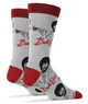 Oooh Yeah! Men's Bob Ross Cotton Crew Socks