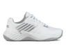 K-Swiss Women's  Aero Court Tennis Shoe (White/Highrise/Silver)
