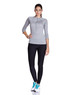 Nike Women's Wool Half-Zip 3/4-Sleeve Top