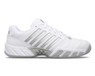 K-Swiss Women's Bigshot Light 4 Tennis Shoe (White/High-Rise/Sliver)