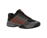 K-Swiss Men's Express Light Pickleball Shoe (Steel Gray/Jet Black/Spicy Orange)