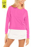 Lucky In Love Hype Long Sleeve Tennis Shirt.