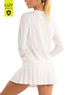 Lucky In Love Hype Long Sleeve Tennis Shirt.