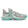 Diadora Women's B.Icon 2 All Ground Tennis Shoe (Silver DD/Black/Aruba Blue)