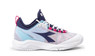 Diadora Women's Speed Blushield Fly 4+ All Ground Tennis Shoe (White/Blueprint/Pink Yarrow)