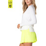 Lucky In Love Women's High Low Breezy Long Sleeve Shirt.