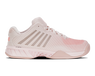 K-Swiss Women's Hypercourt Express 2 Wide Tennis Shoe (Almost Mauve/Sepia Rose/Pale Neon Coral) 
