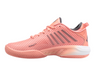K-Swiss Women's Hypercourt Supreme Tennis Shoe (Peach Amber/White/Asphalt)