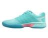 K-Swiss Women's Express Light Pickleball Shoe (Aruba Blue/Maui Blue/Soft Neon Pink)