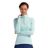 BloqUV Women's UPF 50+ Sun Protection Active Mock Zip Top