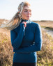 BloqUV Women's UPF 50+ Sun Protection Active Mock Zip Top