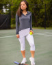 BloqUV Women's UPF 50+ Sun Protection Active Mock Zip Top