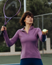 BloqUV Women's UPF 50+ Sun Protection Active Mock Zip Top