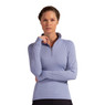 BloqUV Women's UPF 50+ Sun Protection Active Mock Zip Top