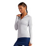 BloqUV Women's UPF 50+ Sun Protection Active Mock Zip Top