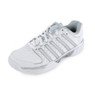 K-Swiss Hypercourt Express Leather Women's Tennis Shoe (White/Silver/Glacier Grey)