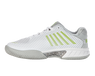 K-Swiss Women's Hypercourt Express 2 Tennis Shoe (White/Gray Violet/Lime Green)