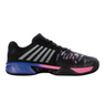 K-Swiss Men's Express Light 3 HB Padel Shoe (Black/True Blue/Neon Pink)