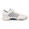 K-Swiss Men's Hypercourt Supreme 2 Tennis Shoe (Star White/Moonstruck/Indian Teal).