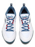Diadora Men's Blushield Torneo 2 AG Tennis Shoe (White/Oceanview/Salsa)