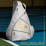 Franklin Sports Pickleball Bag - Elite Performance Sling Bag (White/Gold)