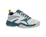 K-Swiss Men's Speedex Padel Shoe (White/Indian Teal/Evening Primrose)