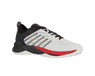 K-Swiss Men's Hypercourt Supreme 2 Tennis Shoe (Bright White/Stretch Limo/High Risk Red)