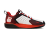 K-Swiss Men's Ultrashot 3 Tennis Shoe (Bright White/Stretch Limo/High Risk Red)