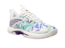 K-Swiss Women's SpeedTrac Padel Shoe (Snow White/Purple Heart/Evening Primrose) 