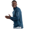 BloqUV Men's UPF 50+ Sun Protection Mock Zip Active Top
