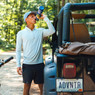 BloqUV Men's UPF 50+ Sun Protection Mock Zip Active Top