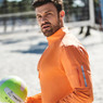 BloqUV Men's UPF 50+ Sun Protection Mock Zip Active Top