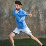 BloqUV Men's UPF 50+ Sun Protection Mock Zip Active Top