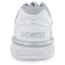 K-Swiss Hypercourt Express Leather Women's Tennis Shoe (White/Silver/Glacier Grey)