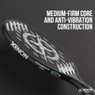 Vector Pro Spin Max Version 2 Platform Tennis Paddle by Xenon Paddle, Oversize Head, Even Balance Point, Medium Firmness Foam Core, Power and Control, 4.25” Grip, Black/Black