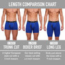2UNDR Mens Swing Shift 9" Boxer Long Leg  Underwear