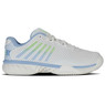 K-Swiss Women's Hypercourt Express 2 HB Clay Tennis Shoe (Lucent White/Dutch Canal/Paradise Green) 