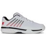 K-Swiss Men's Hypercourt Express 2 2E Tennis Shoe (White/Black/Mars Red)