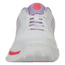 K-Swiss Women's Hypercourt Express 2 Tennis Shoe (White/Orchid Petal/Neon Blaze) 