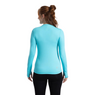 BloqUV Women's UPF 50+ Sun Protection 24/7 Athletic Top (Light Turquoise, Large)