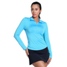Lucky in Love Women's Free Play Zip Long Sleeve