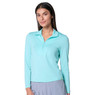 Lucky in Love Women's Free Play Zip Long Sleeve