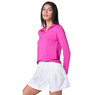 Lucky in Love Women's Free Play Zip Long Sleeve