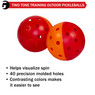 Gamma Two-Tone Outdoor Training Pickleballs