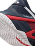 Diadora Men's B.Icon 2 All Ground Tennis Shoe (Blue/White/Fiery Red)
