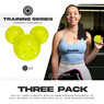 Franklin Sports Training Pickleballs 69mm - Pickleball 3 Pack - Optic Yellow