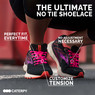 Caterpy Run - The Ultimate Elastic No Tie Shoelaces for Adults and Kids.