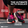 Caterpy Run - The Ultimate Elastic No Tie Shoelaces for Adults and Kids.