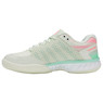 K-Swiss Women's Express Light Pickleball Shoe (Ice/Honeydew/Neon Pastel Pink)..